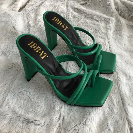 Elle sandals verde